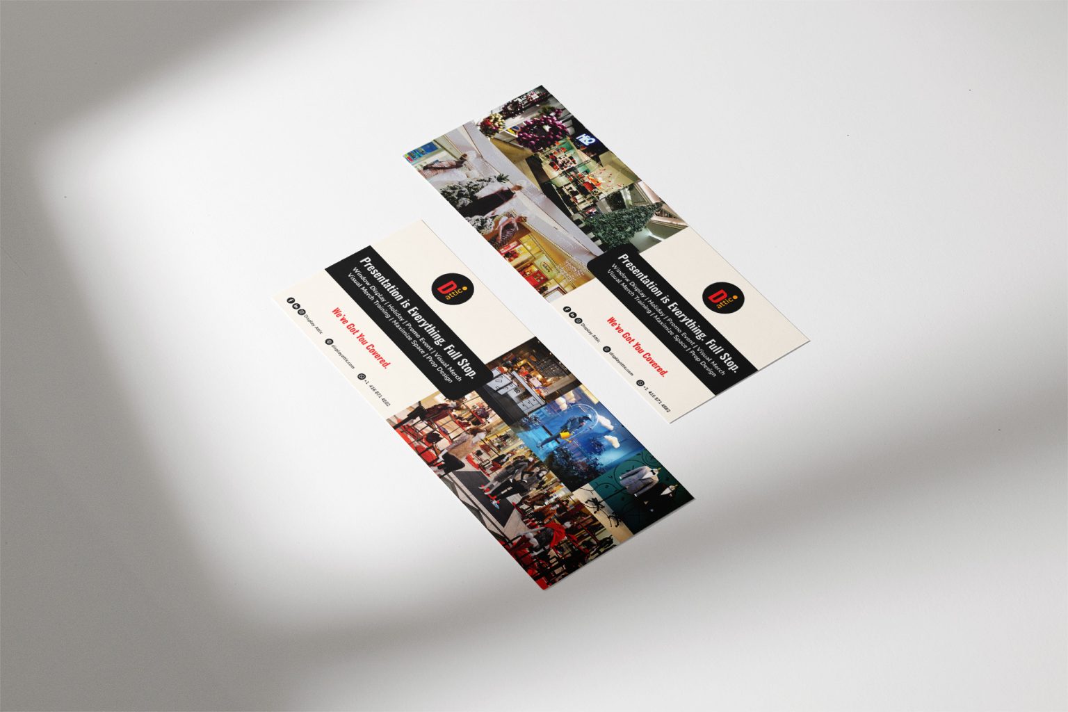 Display Attic-Rectangular Flyer Design-Mockup